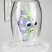 12" Purple Fish Glass Water Bong – Assorted Colors Glass Bong RMG WHOLESALE