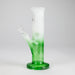 8" Straight Tube Glass Bong – Assorted Colors Glass Bong RMG WHOLESALE