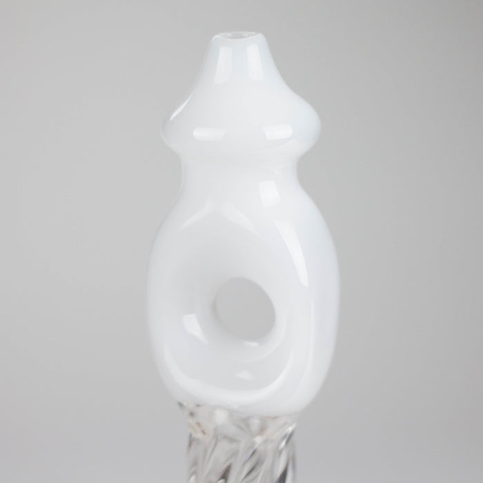 7" Donut Twist Glass Water Bong – Assorted Colors Glass Bong RMG WHOLESALE