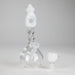 7" Donut Twist Glass Water Bong – Assorted Colors Glass Bong RMG WHOLESALE