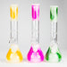 12" Double Perc Glass Water Bong – Fungus Design (Assorted Colors) Glass Bong RMG WHOLESALE