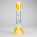 12" Double Perc Glass Water Bong – Fungus Design (Assorted Colors) Glass Bong RMG WHOLESALE