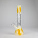 12" Double Perc Glass Water Bong – Fungus Design (Assorted Colors) Glass Bong RMG WHOLESALE