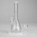 8" Cone Glass Water Bong – Assorted Colors Glass Bong RMG WHOLESALE