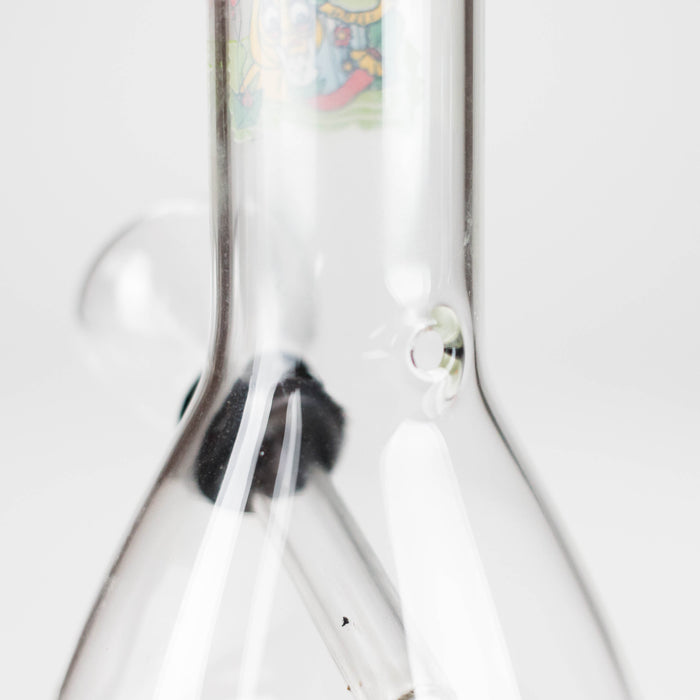5" Glass Water Bong – Assorted Sticker Design Glass Bong RMG WHOLESALE