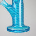 10" Mesh Straight Glass Water Bong – Assorted Colors Glass Bong RMG WHOLESALE