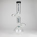 NG | 18" Double Zong 4-Arm Perc Beaker [G2232] Glass Bong High-End Brands Glass BLACK