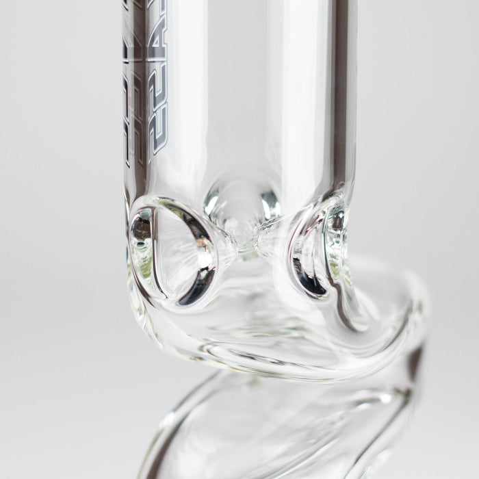 NG | 18" Double Zong 4-Arm Perc Beaker [G2232] Glass Bong High-End Brands Glass