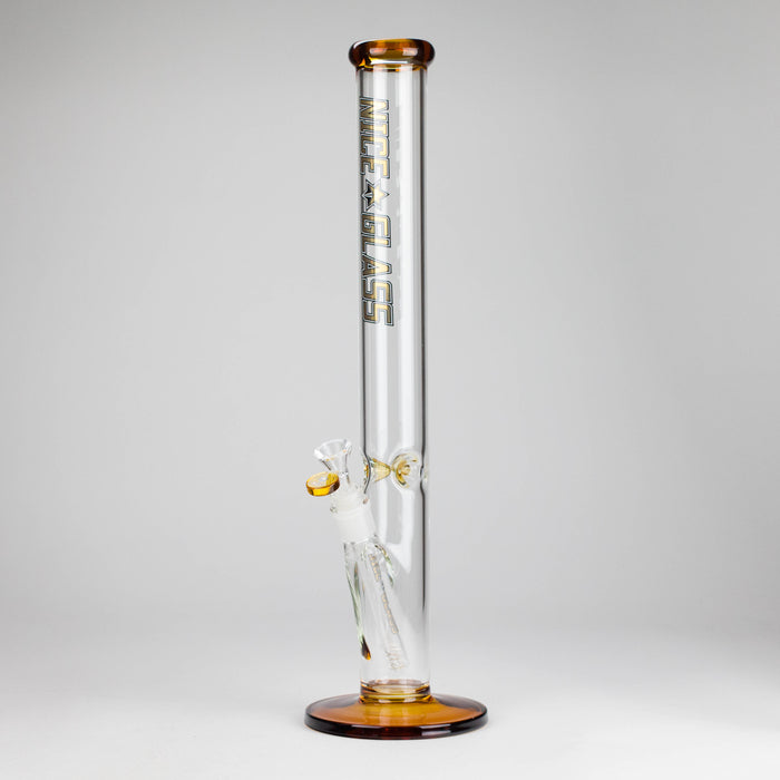 NG | 18" 5mm Straight Tube [GX006-5] Glass Bong High-End Brands Glass GOLD