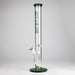 NG | 18" 5mm Straight Tube [GX006-5] Glass Bong High-End Brands Glass GREEN
