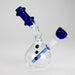 7" Twisted Bend Tube Glass Bong – Assorted Colors Glass Bong RMG WHOLESALE
