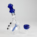 7" Twisted Bend Tube Glass Bong – Assorted Colors Glass Bong RMG WHOLESALE