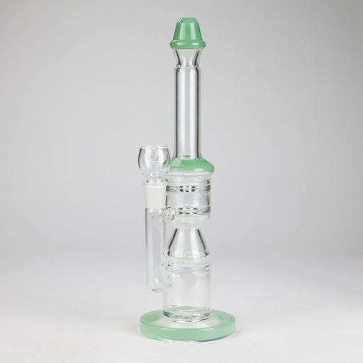 12" Honeycomb Diffuser Glass Water Bong – Assorted Colors Glass Bong RMG WHOLESALE