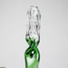 7" Twisted Neck Glass Bong – Assorted Colors Glass Bong RMG WHOLESALE