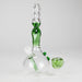 7" Twisted Neck Glass Bong – Assorted Colors Glass Bong RMG WHOLESALE