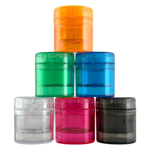 Wicked | Acrylic 4-Part Grinder – 63mm x 69mm (12 PCS) Display Pack Super Supplys Inc