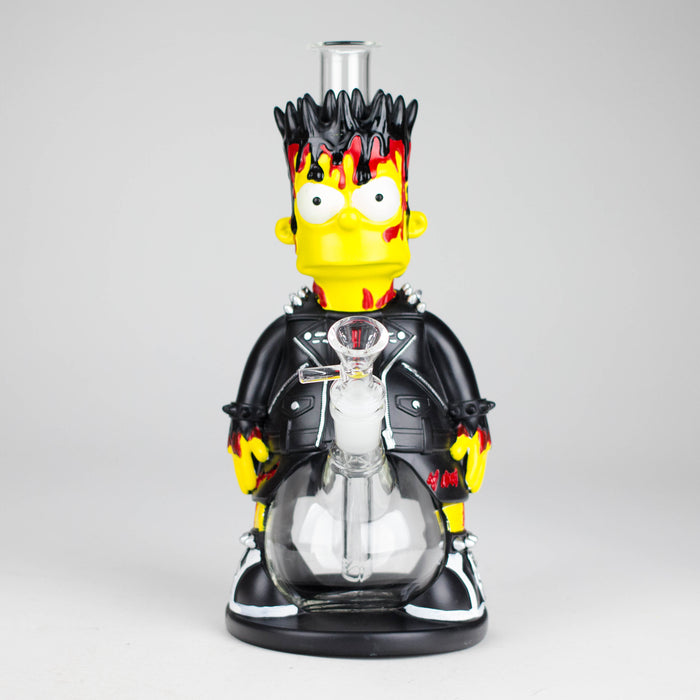 11.5" Spiky Rebel water pipe Resin · Silicone · Plastic Bong JJ Distribution