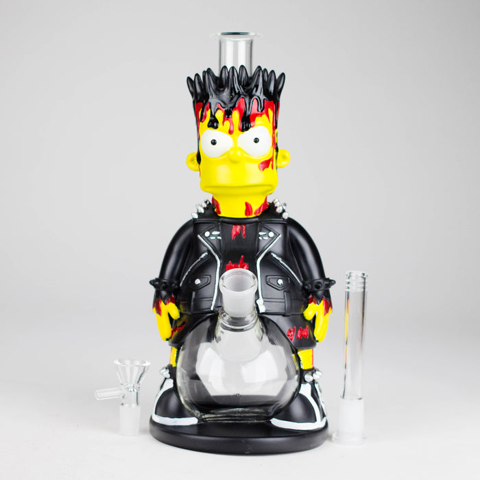11.5" Spiky Rebel water pipe Resin · Silicone · Plastic Bong JJ Distribution