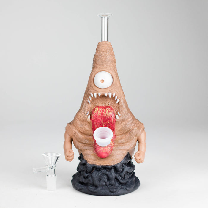 8.6" Vinyl Swamp Monster water pipe Resin · Silicone · Plastic Bong JJ Distribution