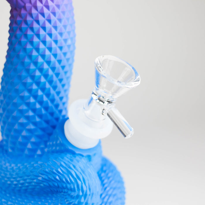 9.4" Vinyl viper water pipe Resin · Silicone · Plastic Bong JJ Distribution