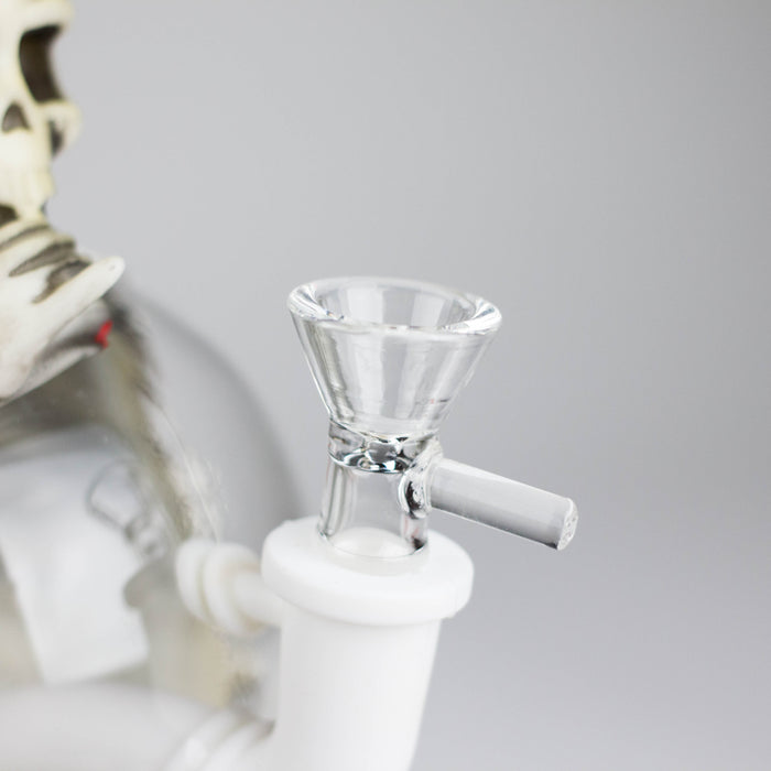 5.8" Resin Skull man Water pipe Resin · Silicone · Plastic Bong JJ Distribution