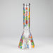 10″ Flower Design Glass Beaker Bong Glass Bong 777 Smoke