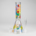 10″ Smile Flower Design Glass Beaker Bong Glass Bong 777 Smoke