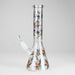 10" Leaves Design Glass Beaker Bong Glass Bong 777 Smoke