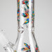 10" Leaves Design Glass Beaker Bong Glass Bong 777 Smoke