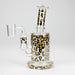 7″ 2-in-1 Leopard Print Rig with Perc – Banger & Bowl Included Glass Rig 777 Smoke Yellow