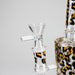 7″ 2-in-1 Leopard Print Rig with Perc – Banger & Bowl Included Glass Rig 777 Smoke