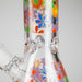14″ 7mm Glass Beaker Bong with Assorted Flower Design & Ice Catcher Glass Bong 777 Smoke