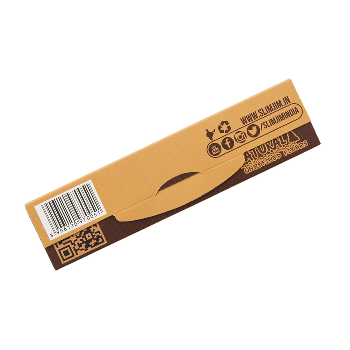 Slimjim - Natural King Size Skins + Tips (Box of 22) King Size SLIMJIM