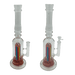 [4 Pack Bundle] 16" Assorted Center Piece Glass Waterpipe – 14mm Bowl Glass Bong ONE Art Sketch
