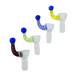Color Handle Glass Bowl - Assorted (CC489) Bowl · Popper Canadian Distributor