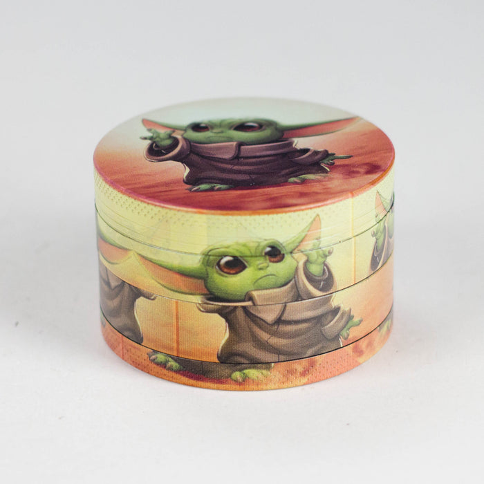 2.5" 4-Layer Metal Herb Grinder – Star Wars Design (Box of 6) Display Pack 777 Smoke