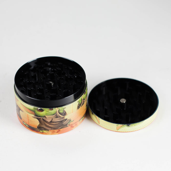 2.5" 4-Layer Metal Herb Grinder – Star Wars Design (Box of 6) Display Pack 777 Smoke