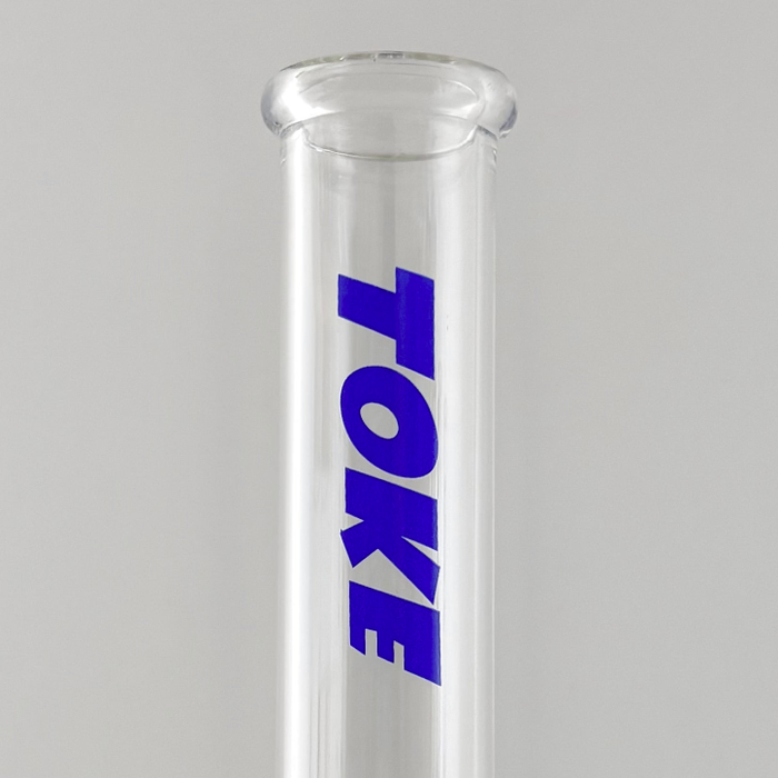 TOKE - 12" Beaker Bongs – 4mm Thick Glass Glass Bong Super Supplys Inc