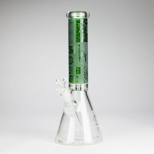 Legendary™ | 14" 9mm Sandblast Beaker [LG 271] Glass Bong Smoking Cat Distribution