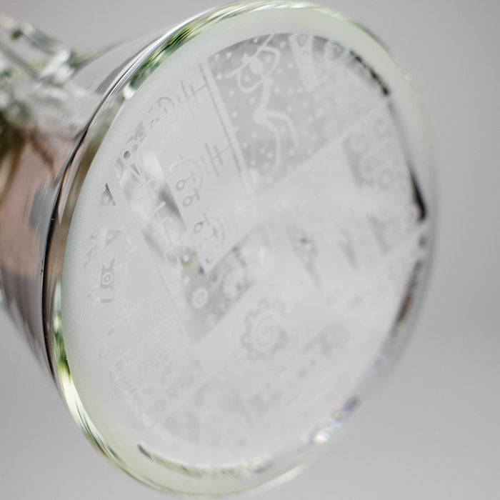 Legendary™ | 14" 9mm Sandblast Beaker [LG 271] Glass Bong Smoking Cat Distribution