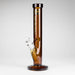 OG Original | 14" Full Colour Straight Tube Glass Water Bong [OG 391] Glass Bong Smoking Cat Distribution Amber