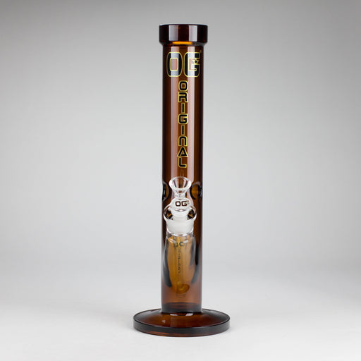 OG Original | 14" Full Colour Straight Tube Glass Water Bong [OG 391] Glass Bong Smoking Cat Distribution