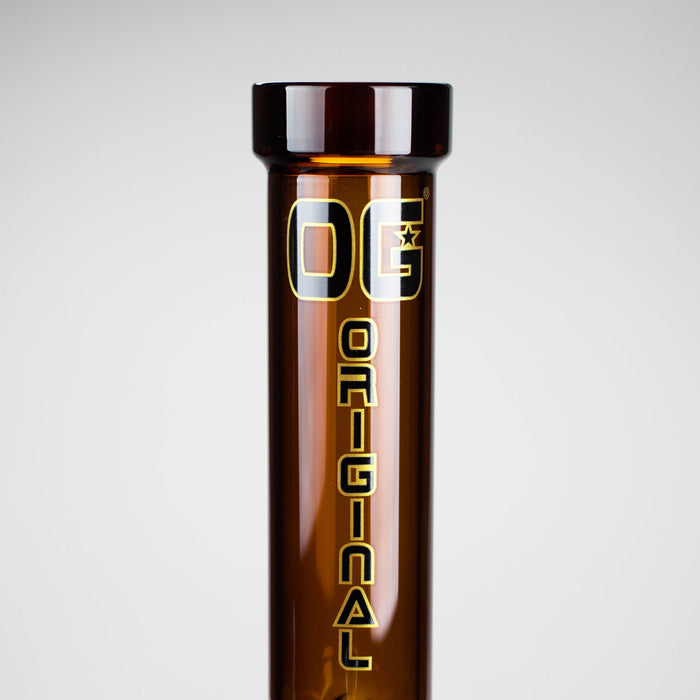OG Original | 14" Full Colour Straight Tube Glass Water Bong [OG 391] Glass Bong Smoking Cat Distribution