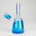 Cheech Glass | 8" Freezable Barrel Mouth Rig [HR-GY79] Glass Bong Smoking Cat Distribution Blue