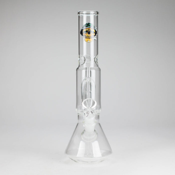 12" Beaker glass water bong with Perc [GP1968] Glass Bong Smoking Cat Distribution