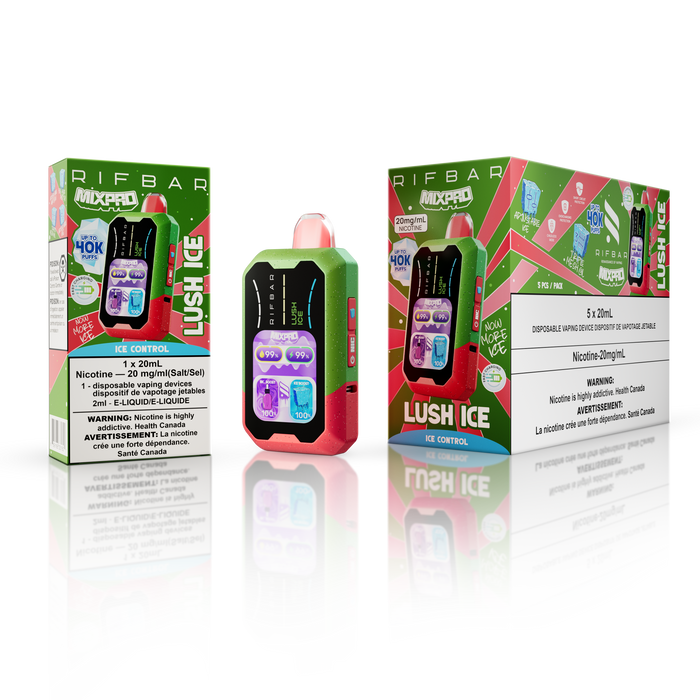 [ON] RIFBAR | MIXPRO ICE/SWEET & NICOTINE CONTROL Ontario Excise Tax Canadian National Distributors LUSH ICE