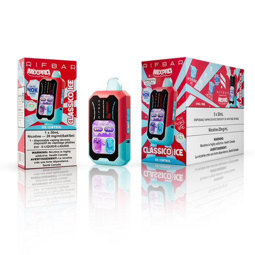 [ON] RIFBAR | MIXPRO ICE/SWEET & NICOTINE CONTROL Ontario Excise Tax Canadian National Distributors CLASSICO ICE