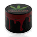 Wellcann | 4-Part Leaf Design Grinders – 50mm-12CT Display Pack Super Supplys Inc