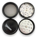 4-Part Aluminum Grinder – 55mm - 6CT Display Pack Super Supplys Inc