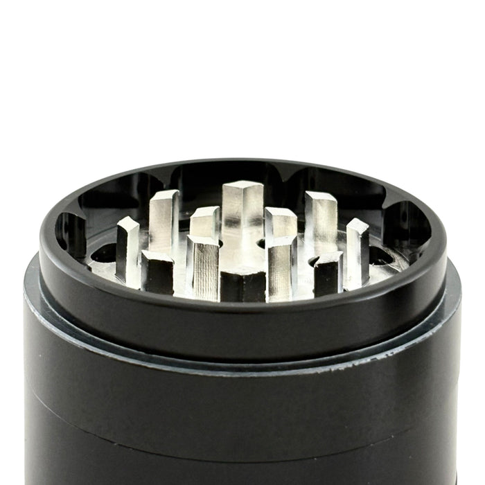 4-Part Aluminum Grinder – 55mm - 6CT Display Pack Super Supplys Inc